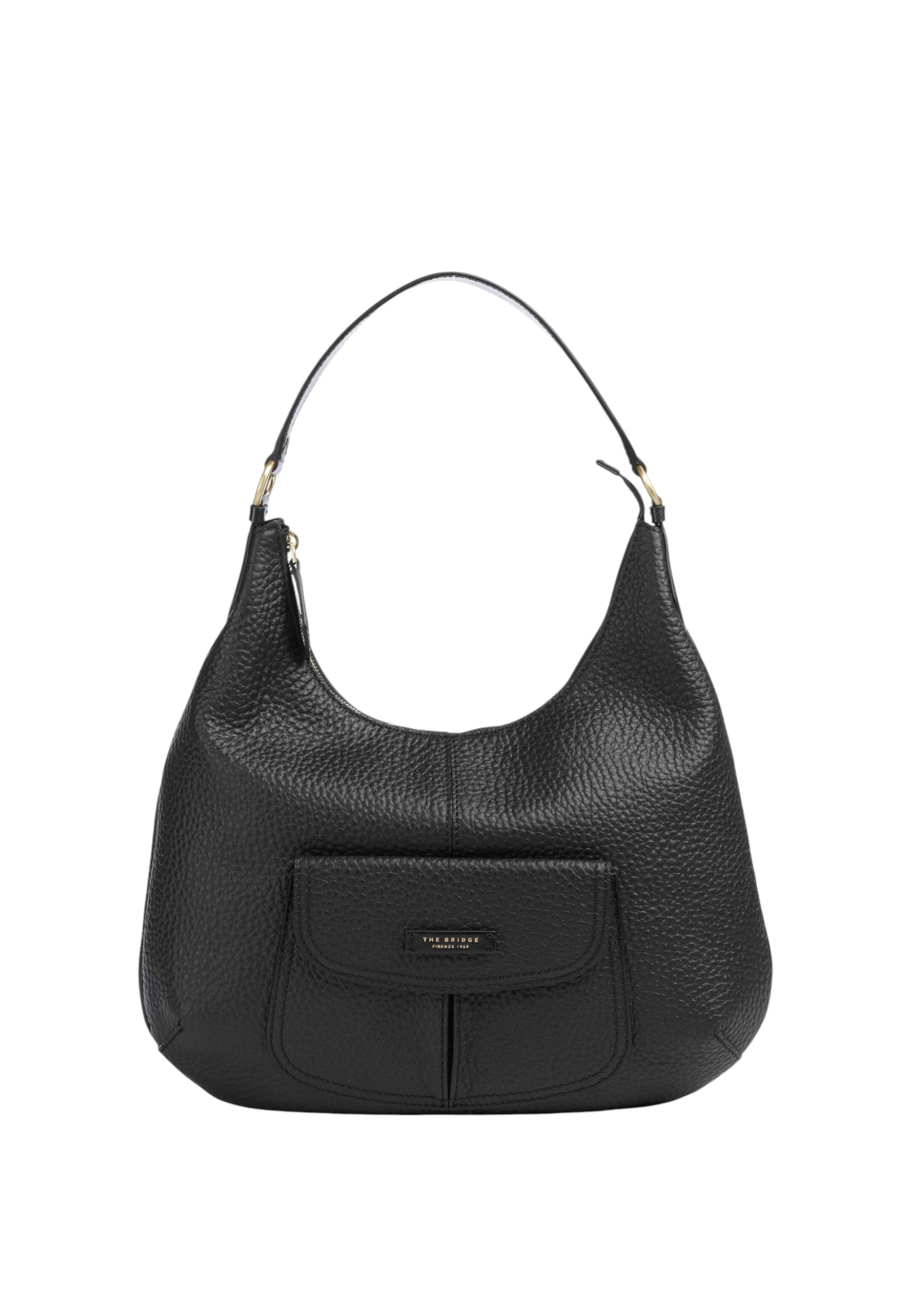 Martina borsa a spalla Grande The Bridge Nero/oro