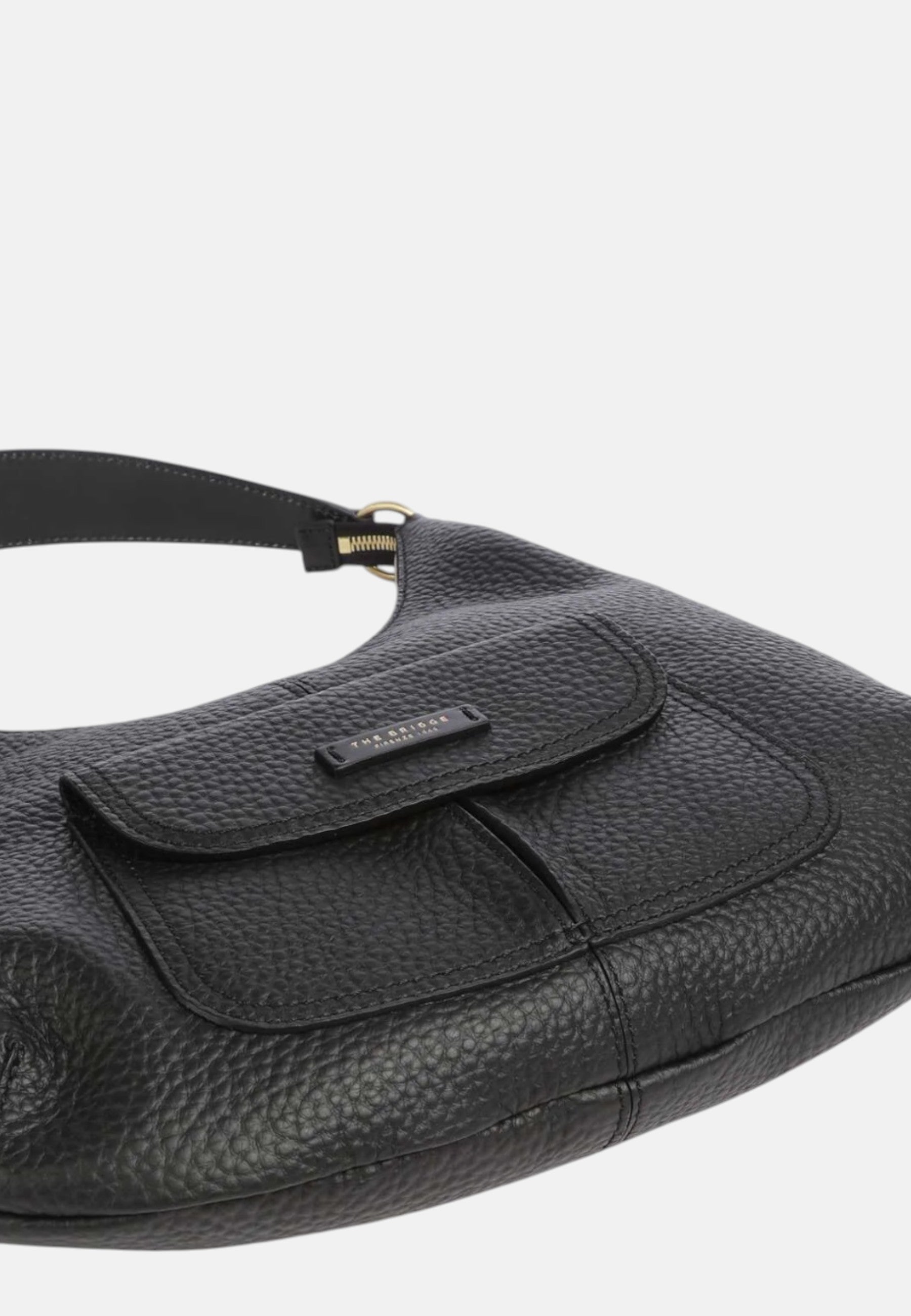 Martina borsa a spalla Grande The Bridge Nero/oro