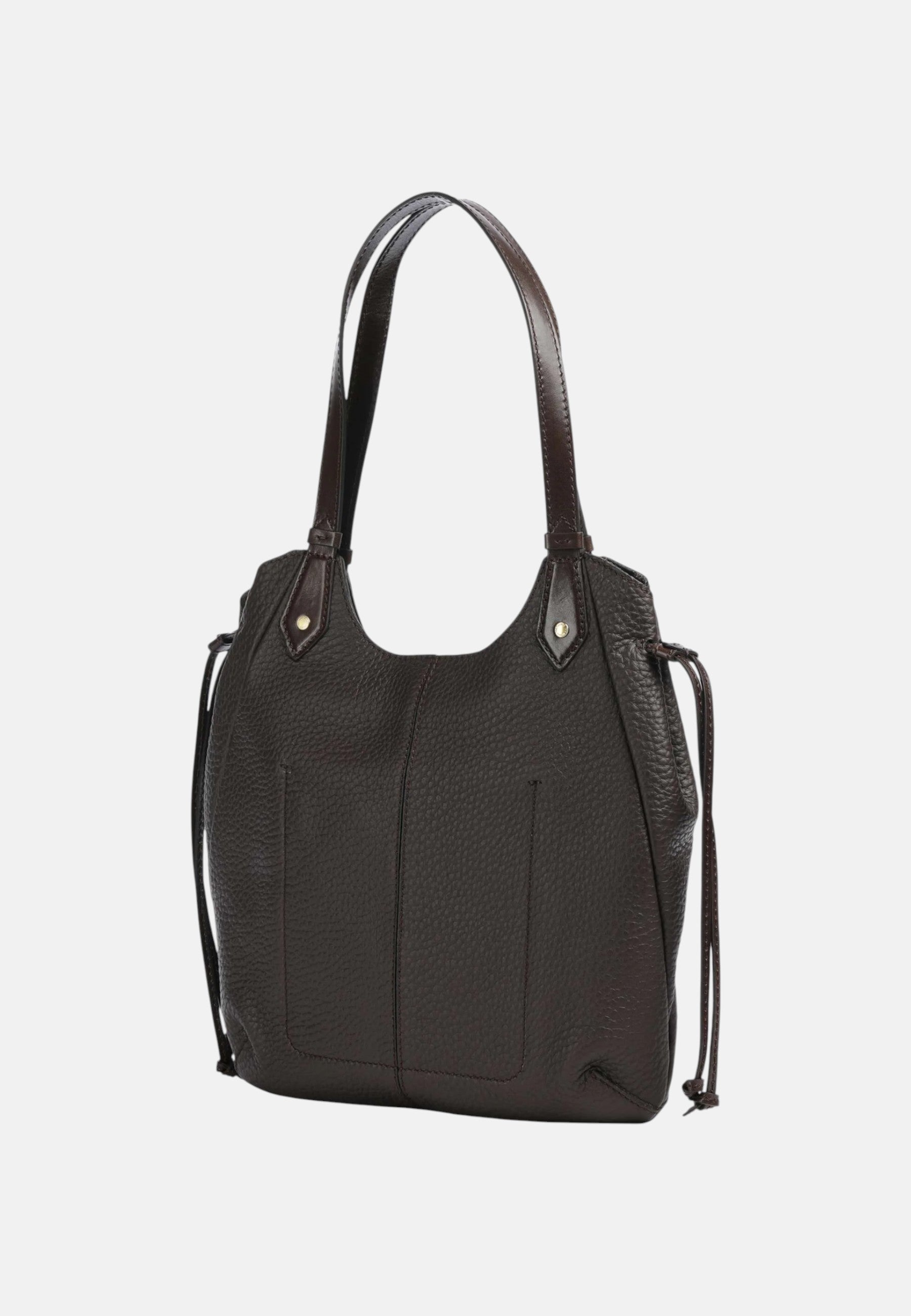 Martina Borsa hobo pelle di vacchetta The Bridge Moka/oro