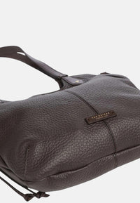 Martina Borsa hobo pelle di vacchetta The Bridge Moka/oro
