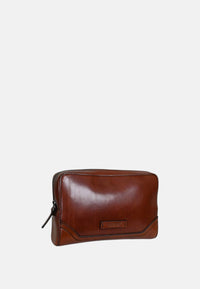 Matteo pochette The Bridge in Pelle Marrone/rutenio