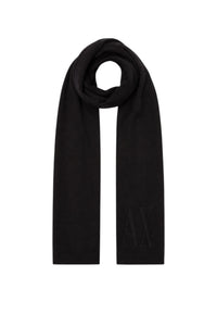 Armani Exchange Sciarpa da donna in lana Black