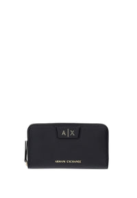 Armani Exchange Portafoglio Nero Donna Black