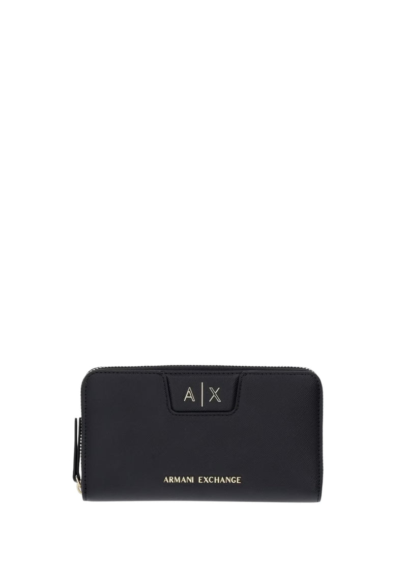 Armani Exchange Portafoglio Nero Donna Black
