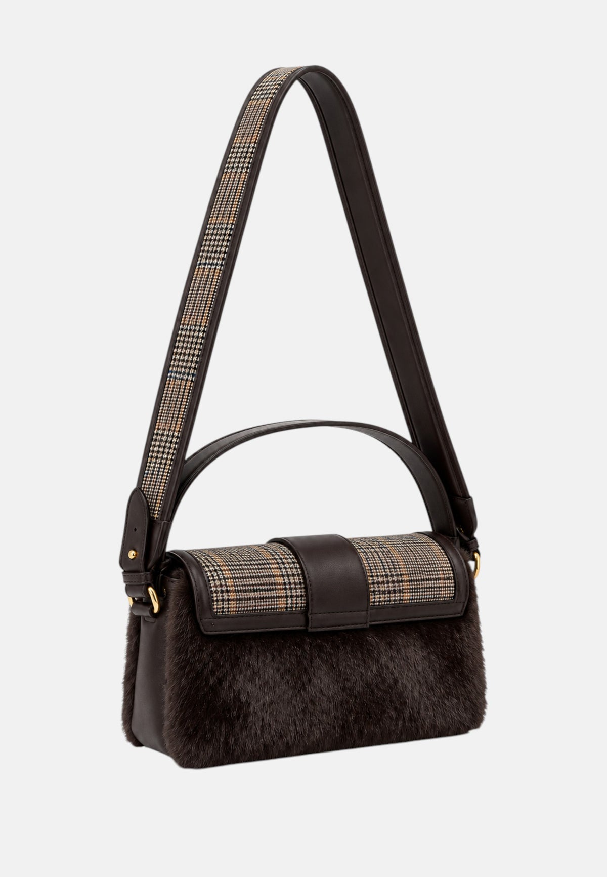 Borsa a tracolla effetto Martellato Donna Armani Exchange Multicolor