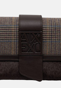Borsa a tracolla effetto Martellato Donna Armani Exchange Multicolor