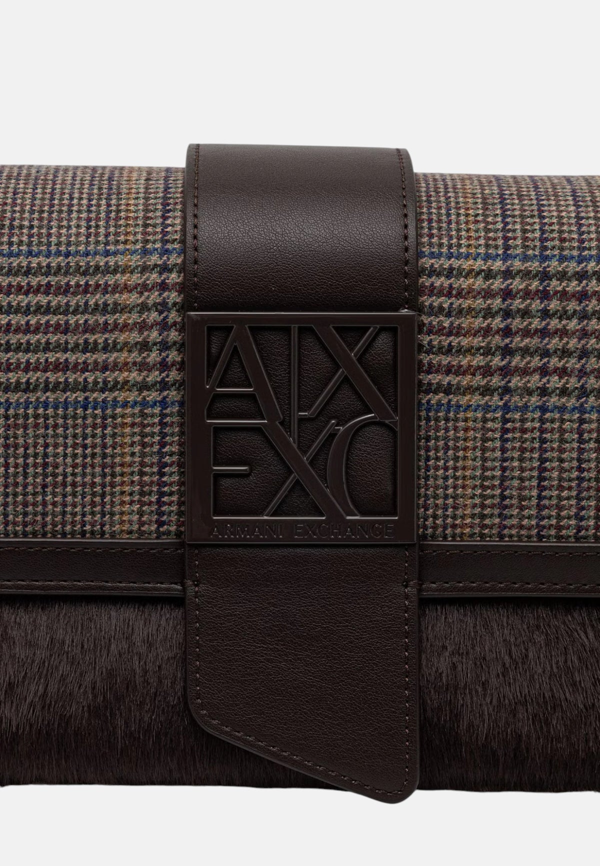Borsa a tracolla effetto Martellato Donna Armani Exchange Multicolor