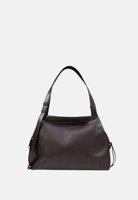 Borsa shopping scamosciata con profili effetto shearling Donna Armani Exchange Antagonist