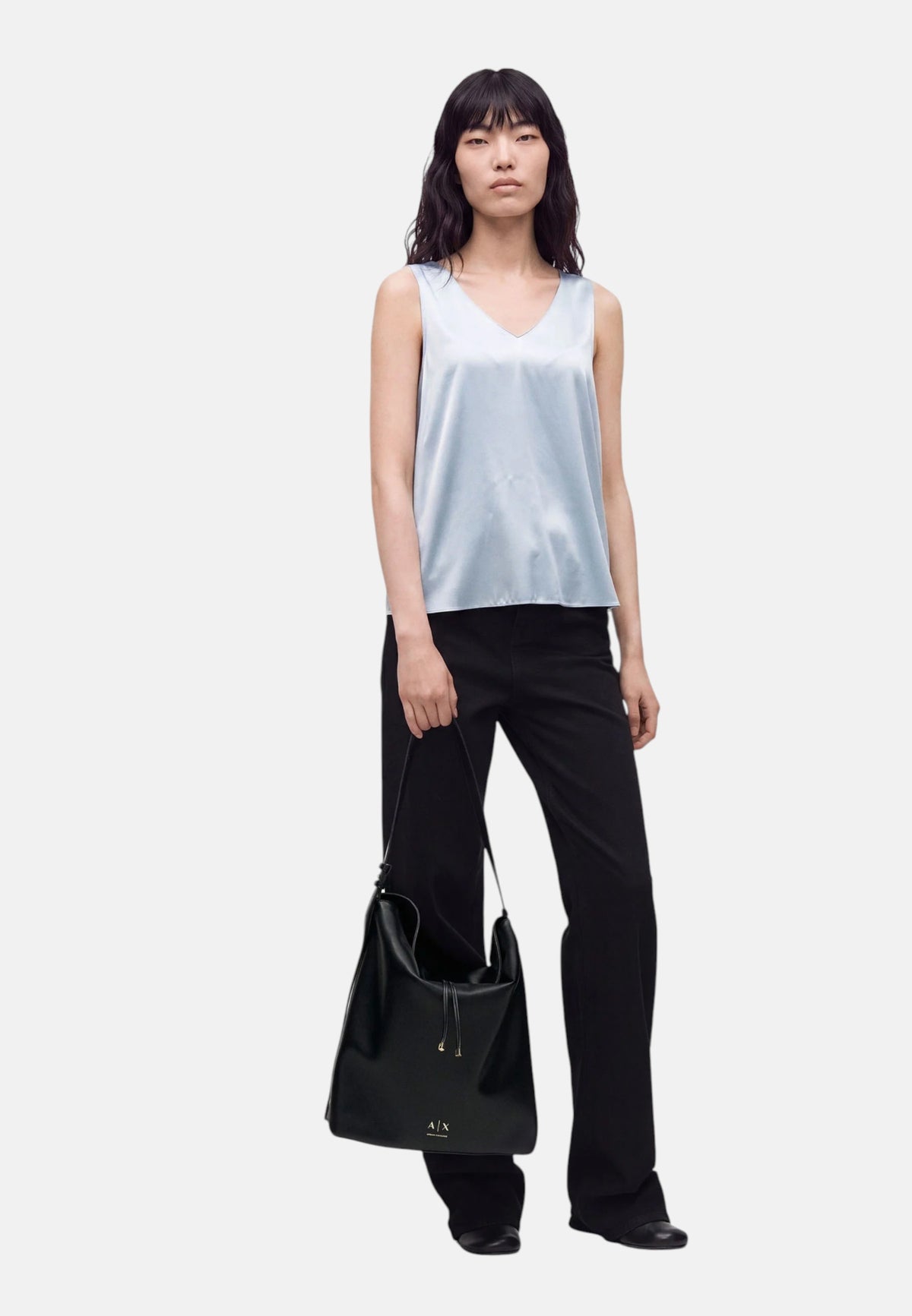 Borsa a Spalla da Donna Armani Exchange Black