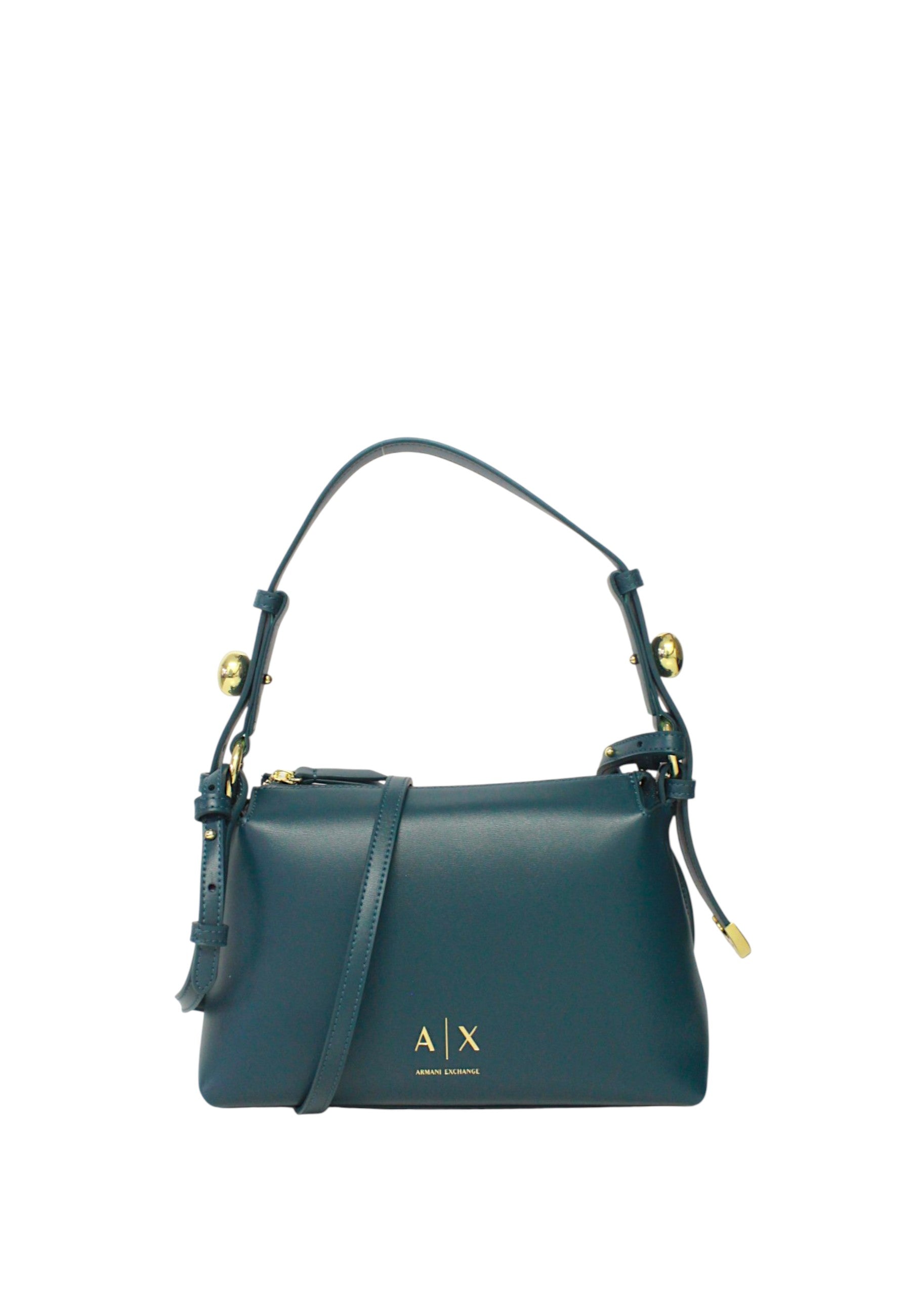 Borsa a spalla con tracolla regolabile e logo Donna Armani Exchange Mystery