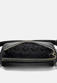 Borsa a spalla con tracolla regolabile e logo Donna Armani Exchange Black