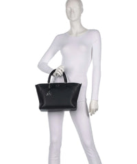 Shopping bag con charm e tracolla rimovibile Donna Armani Exchange Black