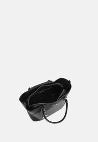 Shopping bag con charm e tracolla rimovibile Donna Armani Exchange Black