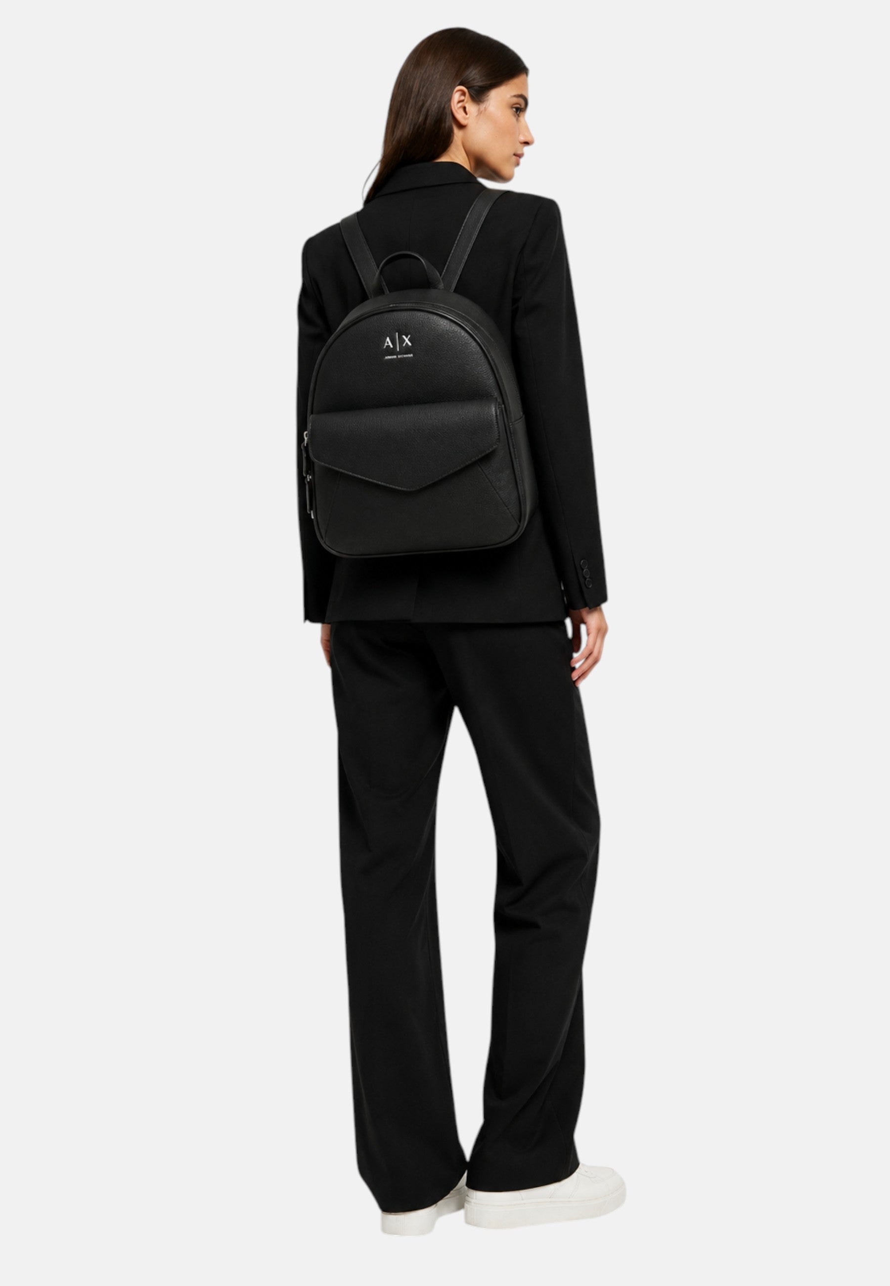 Zaino Donna ARMANI EXCHANGE Chiuso con Zip colore Nero Black