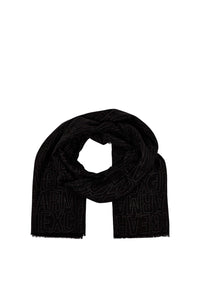 Sciarpa da uomo con misto Cotone Armani Exchange Black Logo