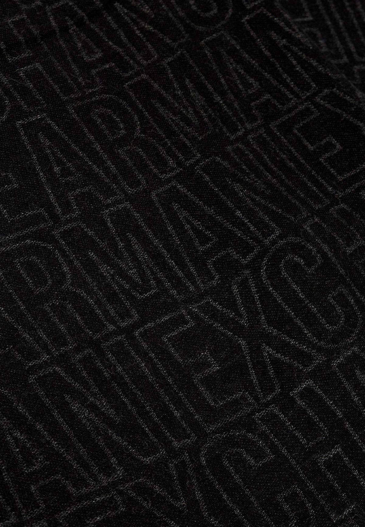 Sciarpa da uomo con misto Cotone Armani Exchange Black Logo