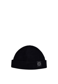 Cappello Beanie Uomo Armani Exchange in Lana e Cotone Deep Navy