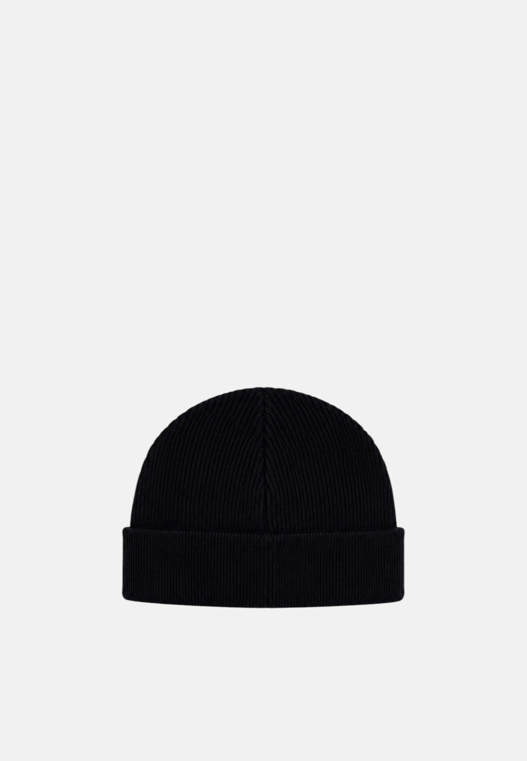 Cappello Beanie Uomo Armani Exchange in Lana e Cotone Black