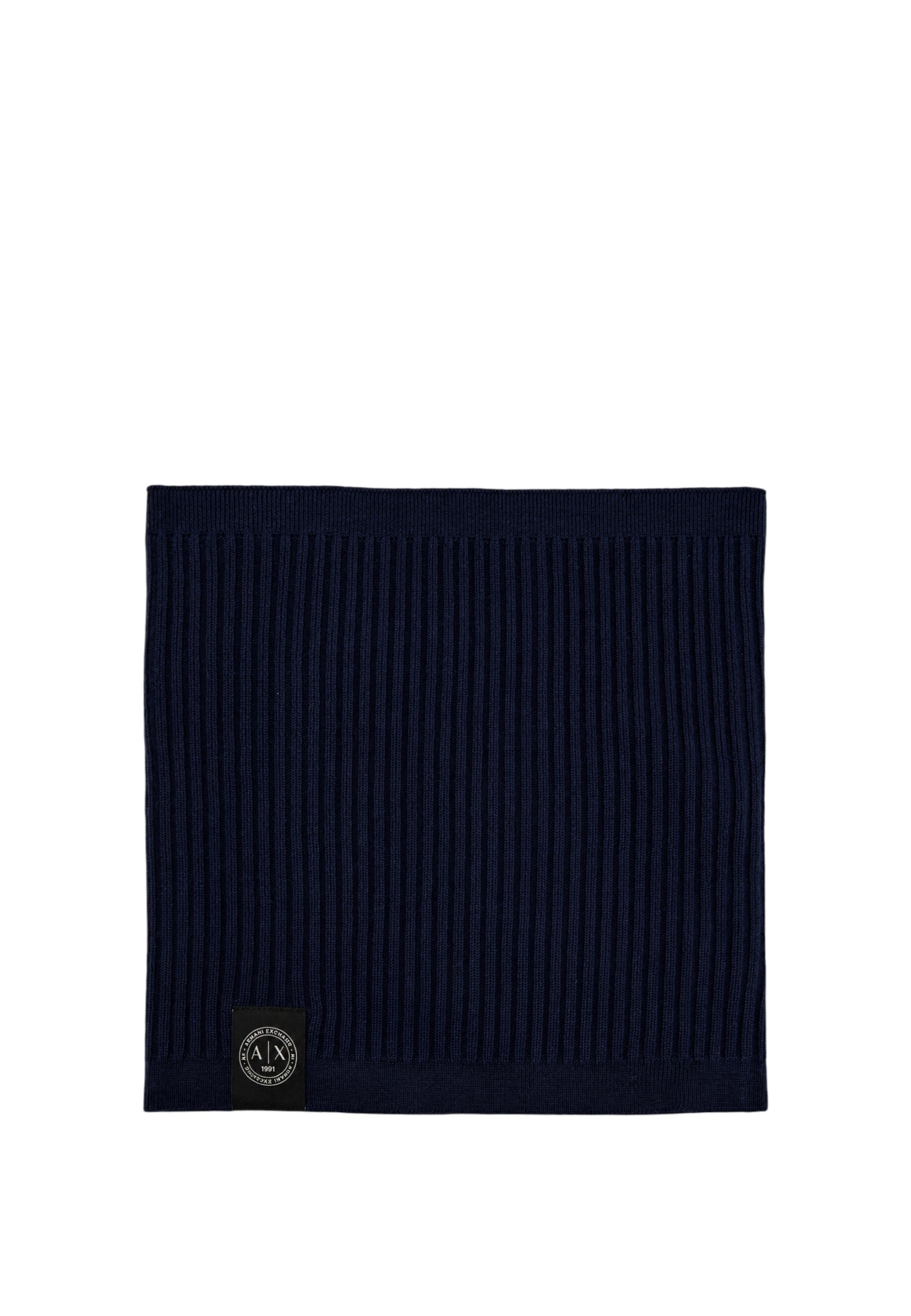 Scaldacollo da Uomo Armani Exchange in Misto Lana Deep Navy