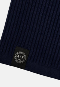 Scaldacollo da Uomo Armani Exchange in Misto Lana Deep Navy