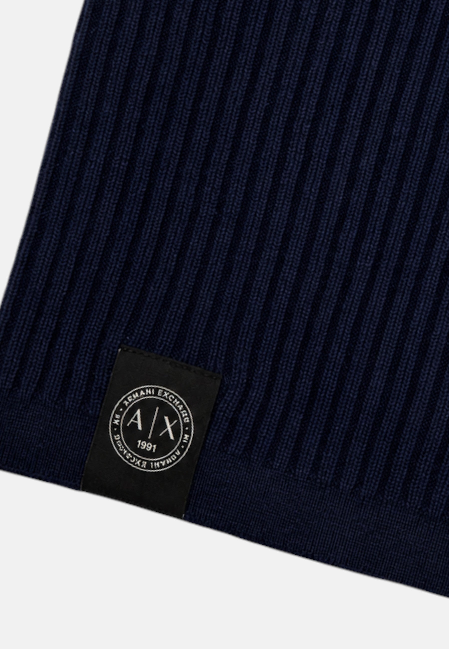 Scaldacollo da Uomo Armani Exchange in Misto Lana Deep Navy