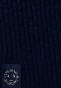 Sciarpa da uomo con misto lana Armani Exchange Deep Navy