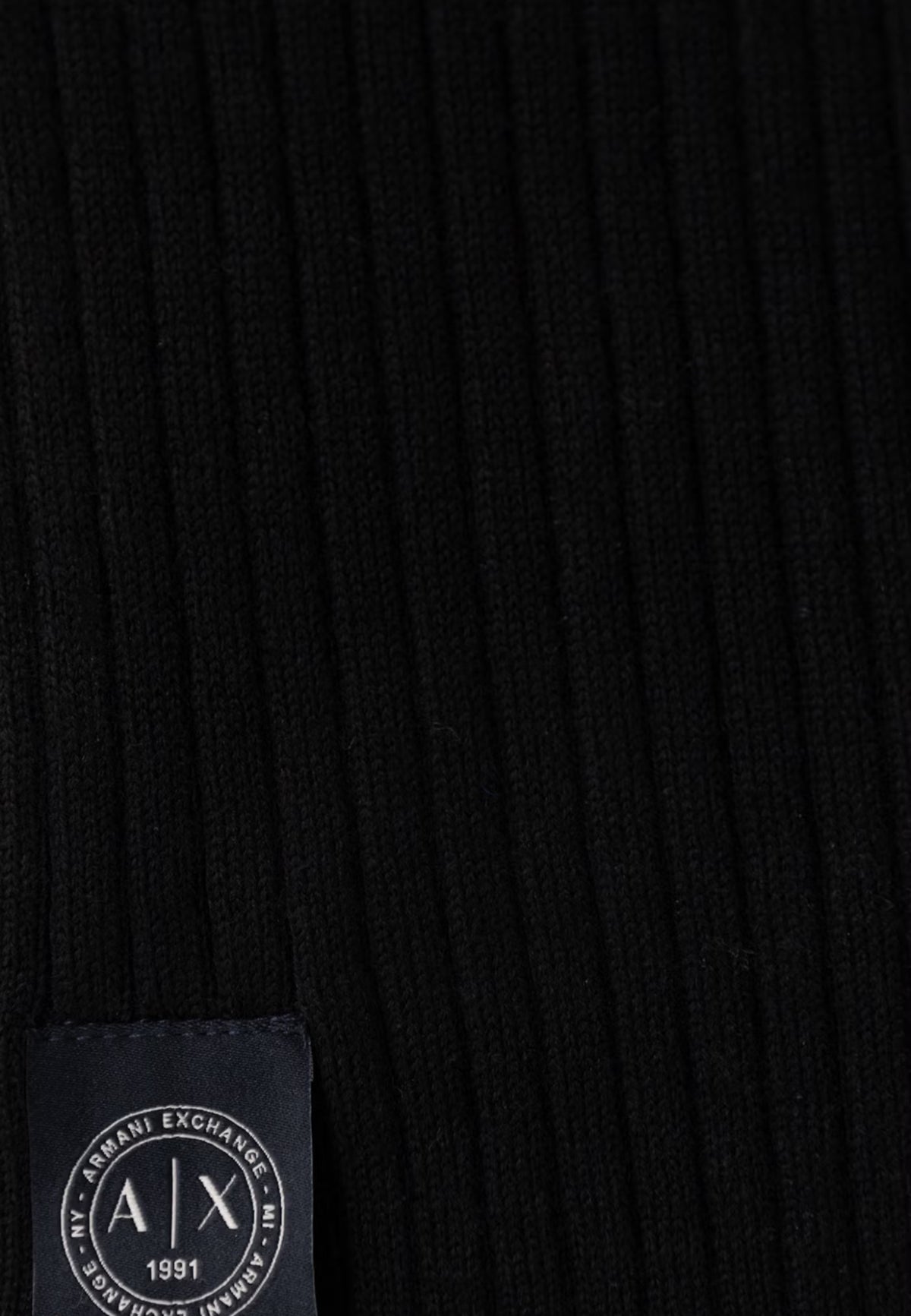 Sciarpa da uomo con misto lana Armani Exchange Black