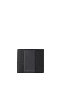 Armani Exchange Portafoglio Uomo Black/forged Iron