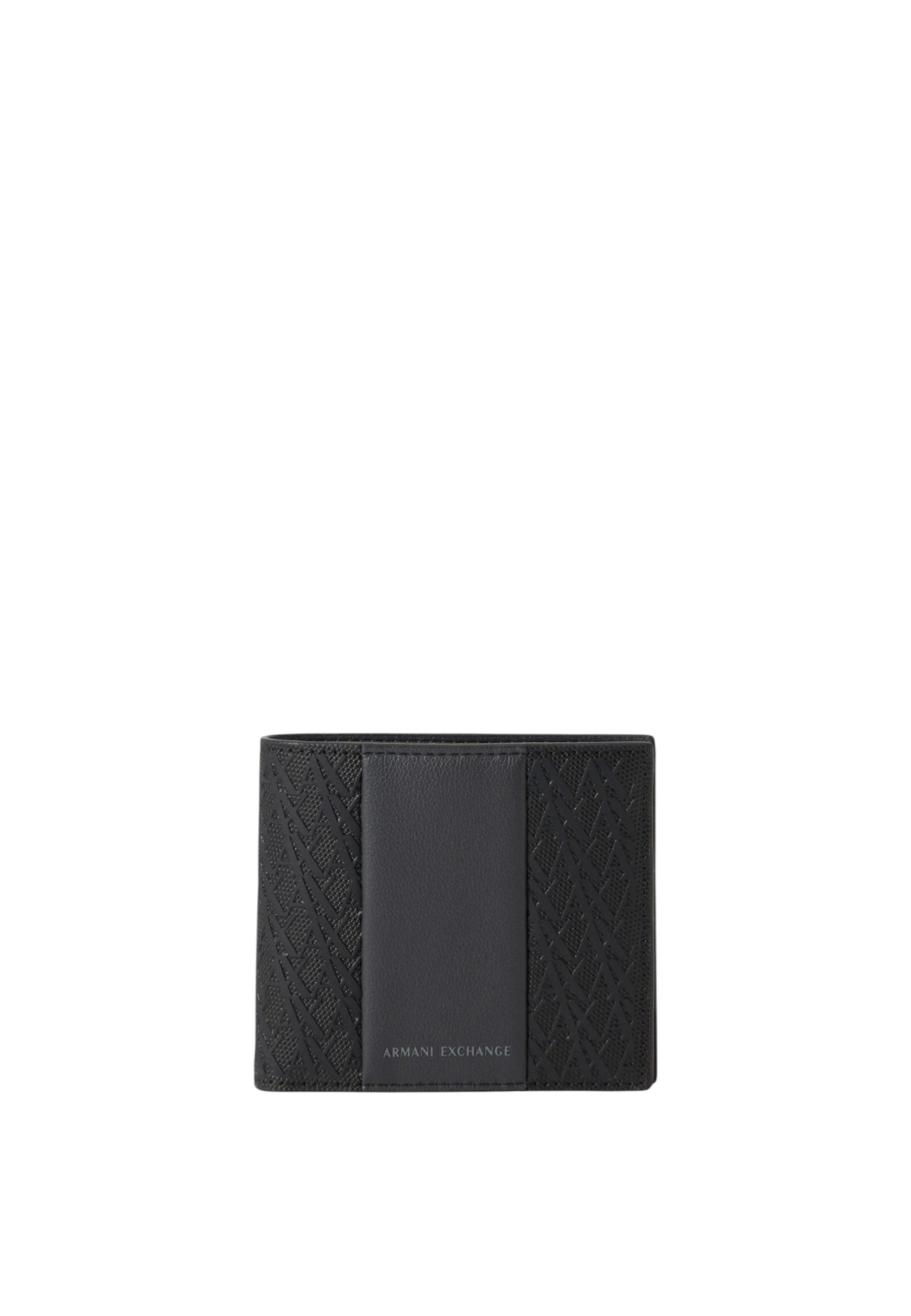 Armani Exchange Portafoglio Uomo Black/forged Iron