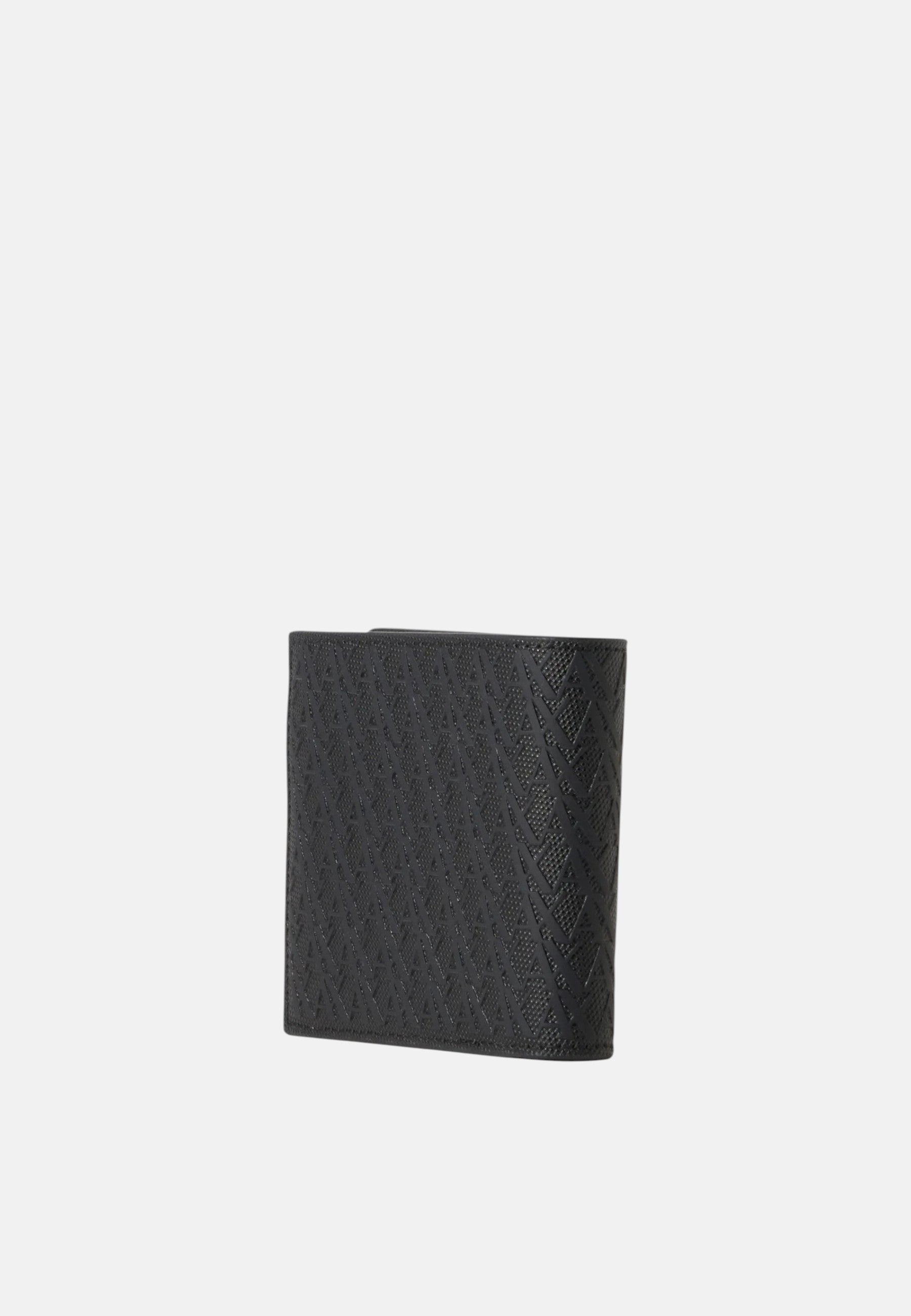 Armani Exchange Portafoglio Uomo Black/forged Iron