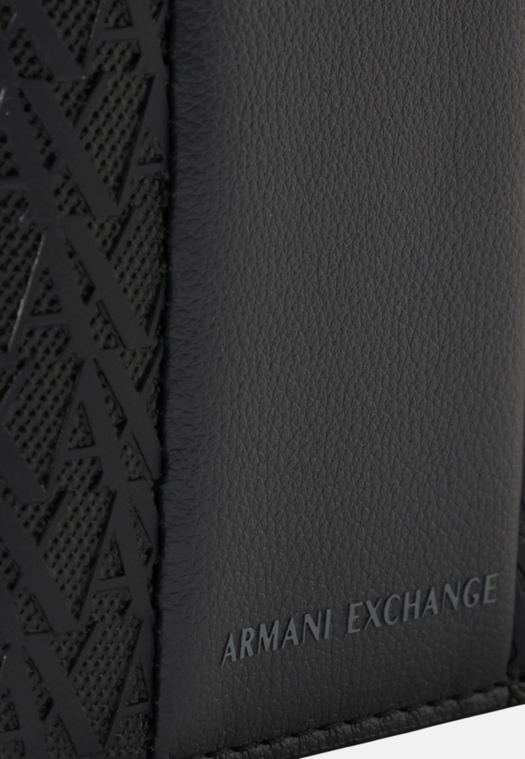Armani Exchange Portafoglio Uomo Black/forged Iron