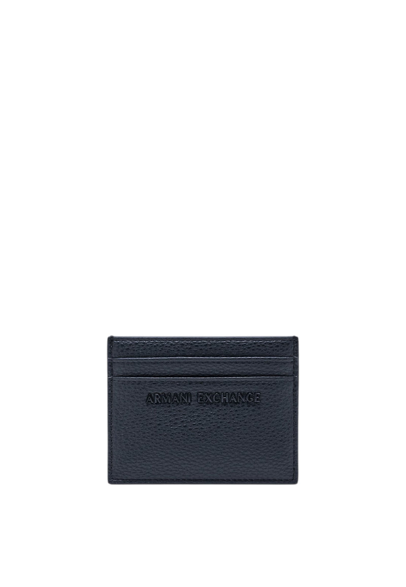 Porta Carte Uomo Armani Exchange Navy