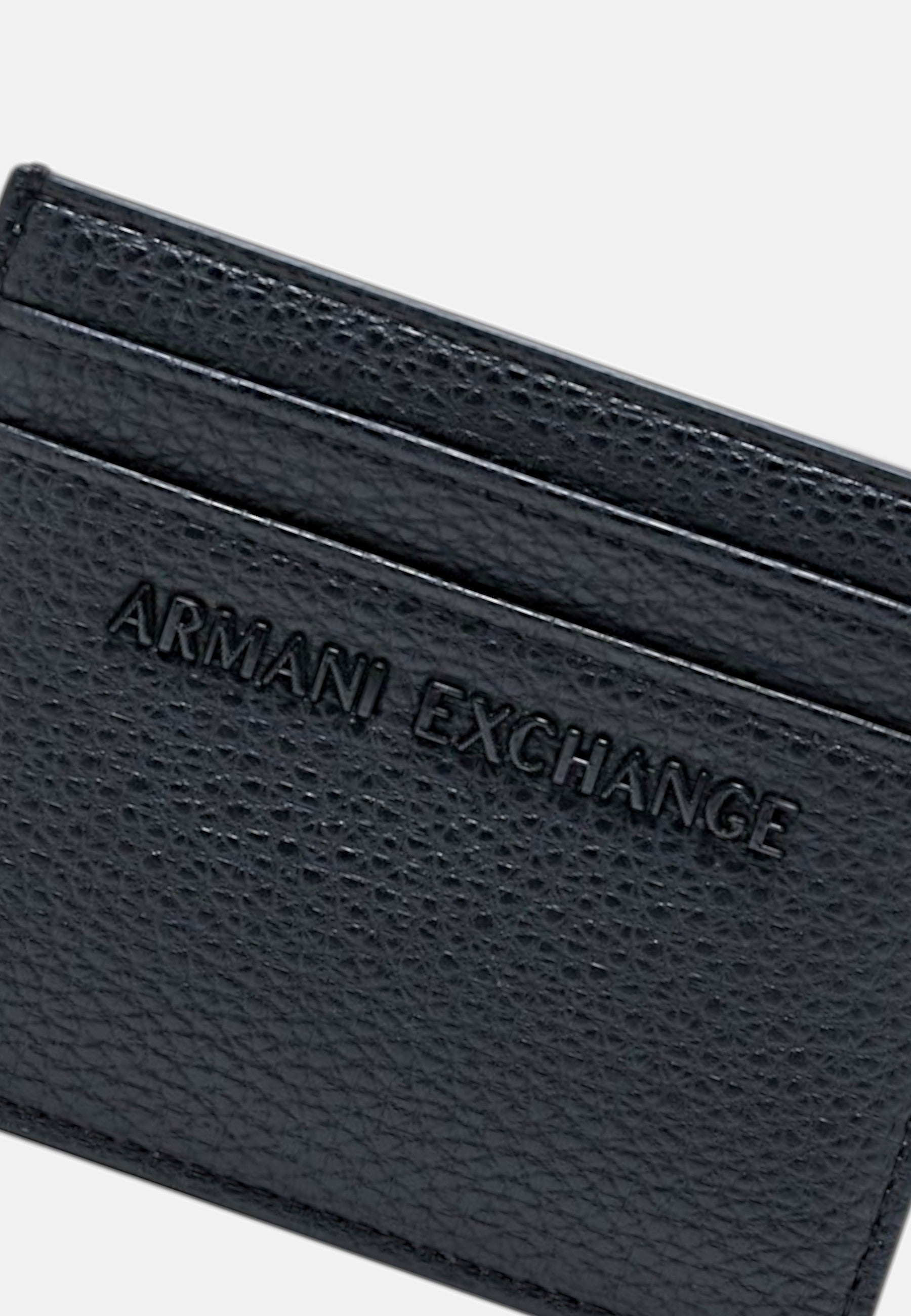Porta Carte Uomo Armani Exchange Navy