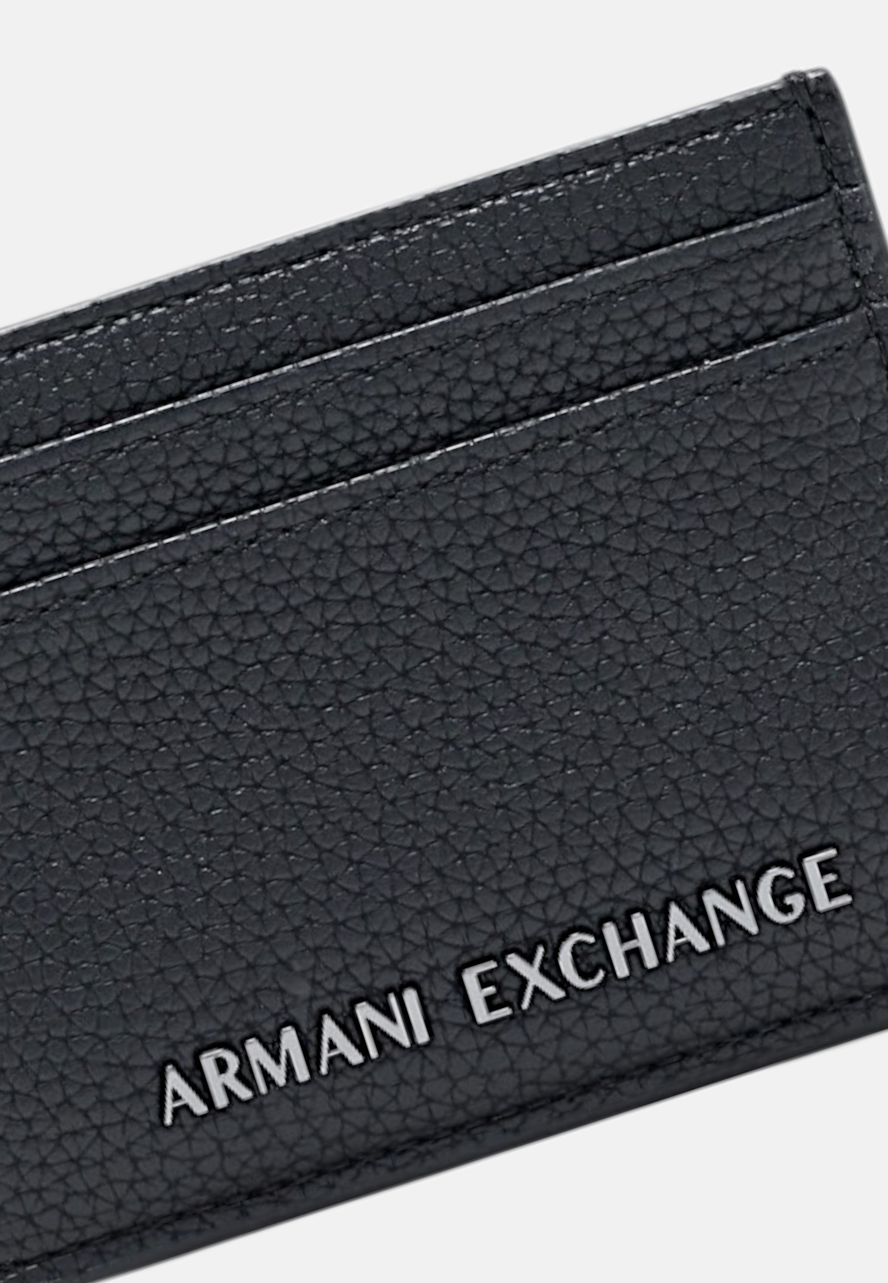 Porta Carte Uomo Armani Exchange Black