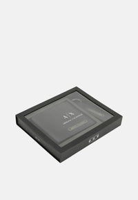 Set Regalo portafoglio e portachiavi Uomo Armani Exchange Black