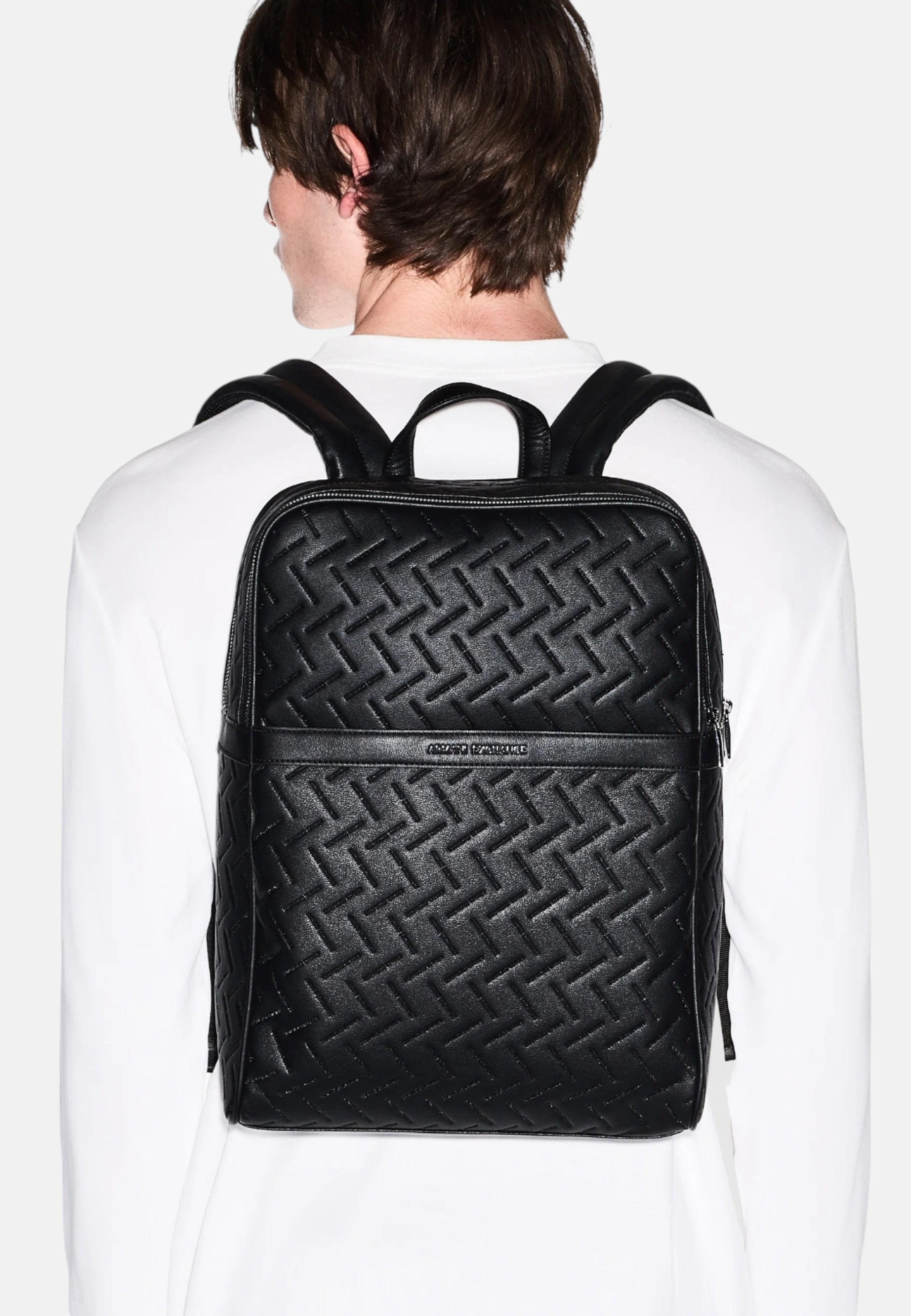 Zaino da Uomo in Ecopelle Armani Exchange Black