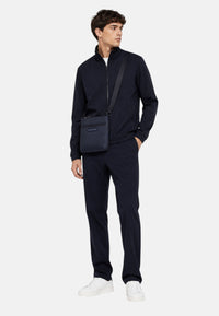 Borsello da Uomo in Ecopelle Armani Exchange Navy/nero