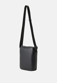 Borsello reporter con tracolla regolabile e logo in metallo  Armani Exchange Black