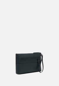 Angel Pouch pochette in tessuto spalmato minimalista Armani Exchange Black / Black