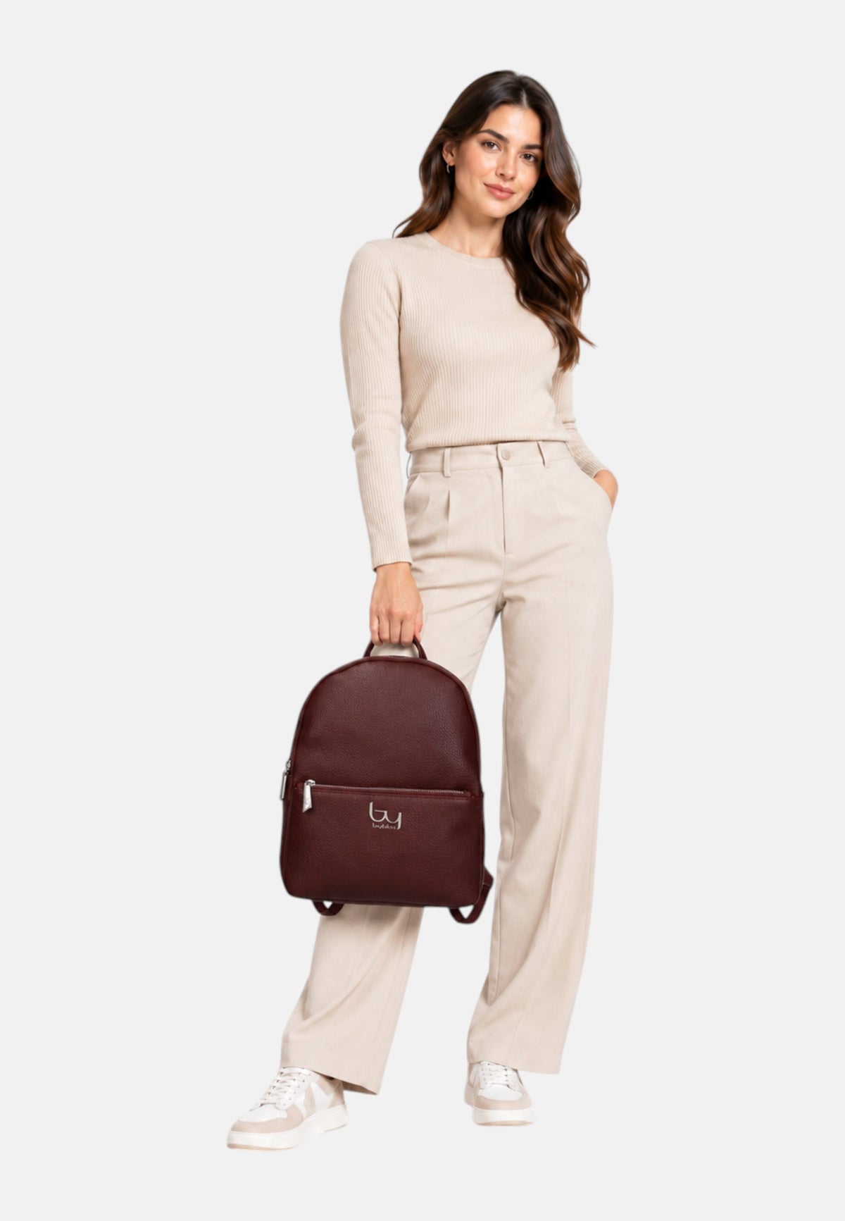 Zaino da donna In Ecopelle Byblos Chestnut