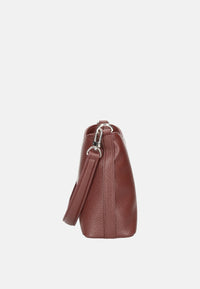 Borsa a Tracolla Donna Ecopelle Byblos Chestnut