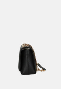 Borsa a Tracolla in Tessuto Scamosciato Byblos Black