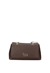 Borsa a Tracolla in Tessuto Scamosciato Byblos Chocolate