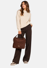 Borsa a Tracolla da donna Iconique Byblos Chocolate