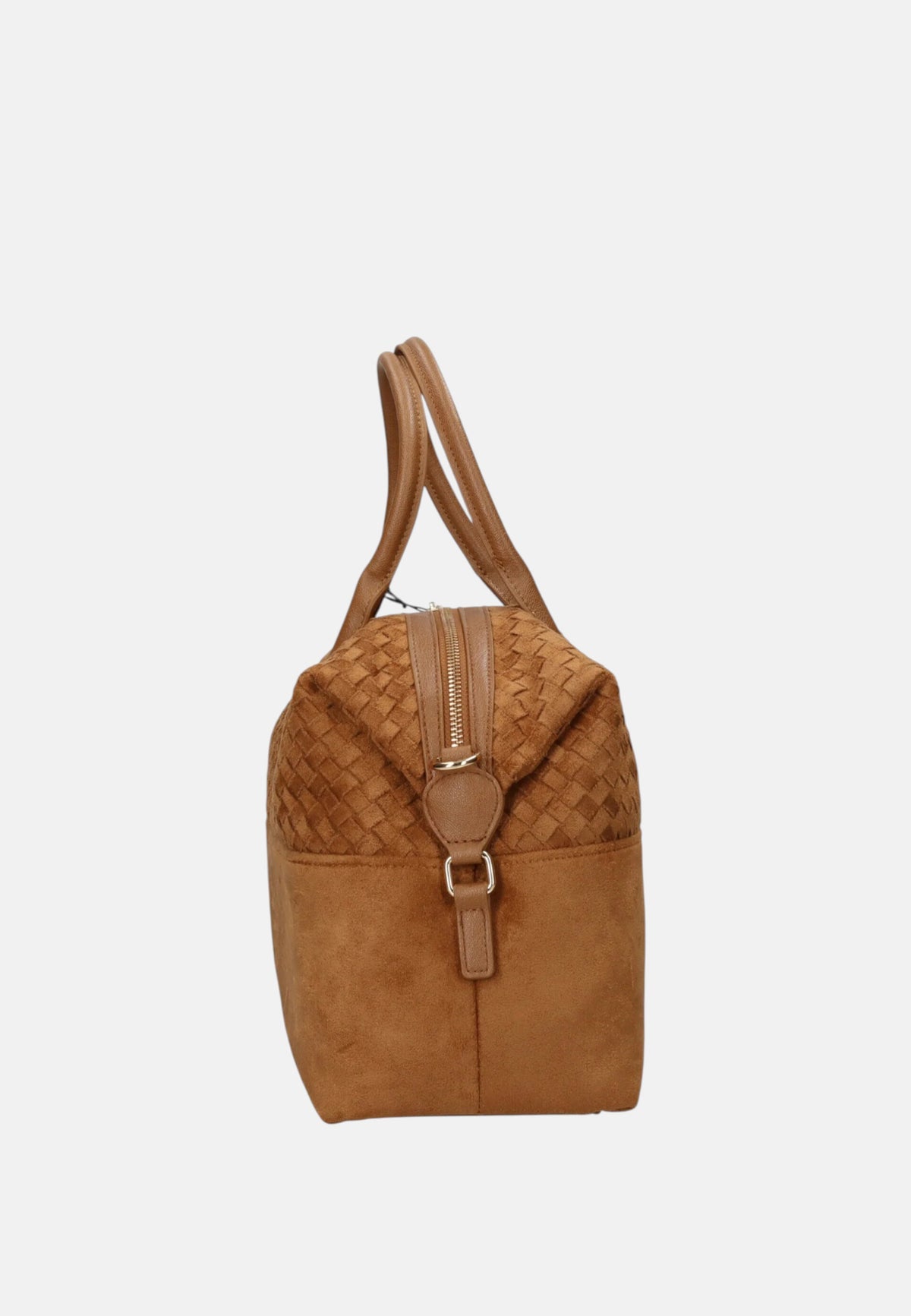 Borsa a Tracolla in Tessuto Scamosciato Byblos Camel