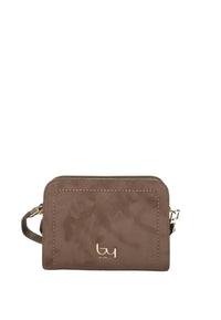 Borsa a Tracolla in Tessuto Scamosciato Byblos Taupe