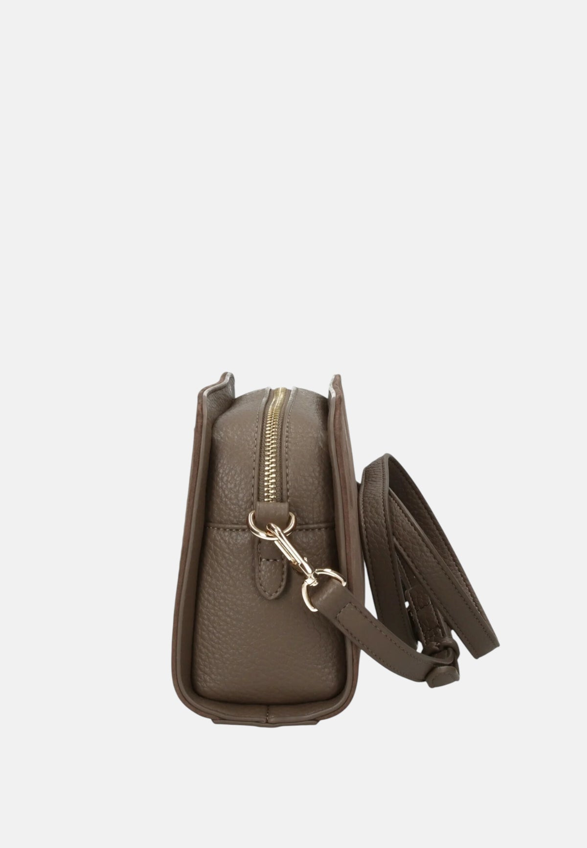 Borsa a Tracolla in Tessuto Scamosciato Byblos Taupe