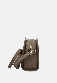 Borsa a Tracolla in Tessuto Scamosciato Byblos Taupe