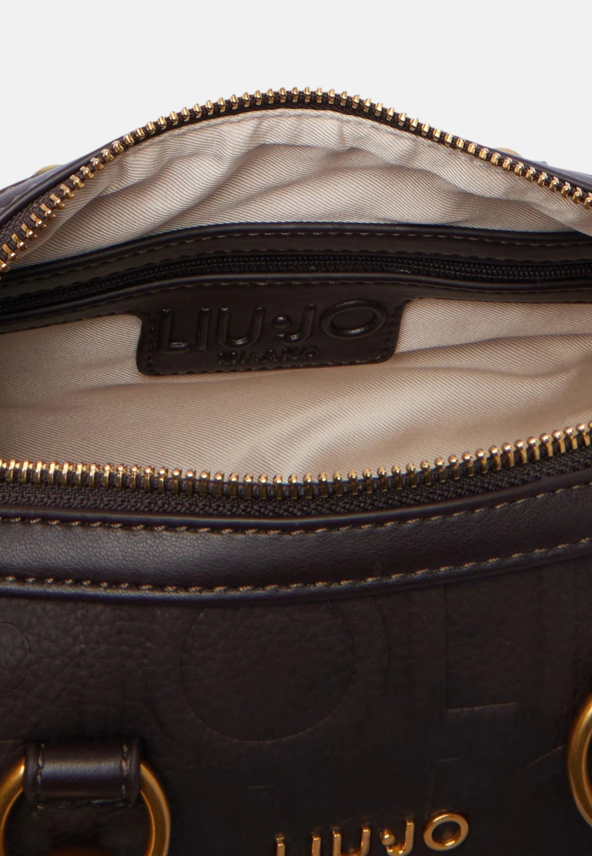 Borsa a Tracolla in Tessuto Scamosciato Byblos Anthracite