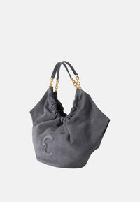 Coccinelle Borsa da donna in pelle scamosciata con logo in rilievo. Stove